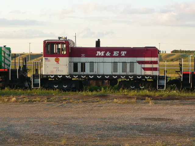 Locomotive 604 at the Aylesbury rail yard
